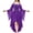 10# Purple, variant on Goth Dress for Women 2026 Retro Cocktail Batwing Halloween Evening Fashion Plus Size Renaissance Medieval Dresses Deep Red L