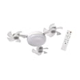 thumbnail image 4 of Milaget Ceiling Fan Light Remote Control Decor LED Light for Entryway Bedroom Indoor 3 Heads Fan 45cm, 4 of 9