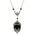 thumbnail image 2 of Jiaroswwei Vintage Pendant Necklace Exquisite Gothic Halloween Bat Necklace for Party, 2 of 8