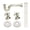 Nickel, variant on Kingston Brass KPK205 Gourmet Scape Standard Mount Plumbing Supply Kit with 1-1/2" P-Trap - 1/2" IPS Inlet x 3/8" Comp Oulet, Oil Rubbed Bronze