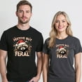 thumbnail image 4 of Festive But Feral Raccoon Christmas T-Shirt – Holiday Animal Humor – Raccoon Lovers Winter Gift, 4 of 5