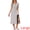 Gray, variant on DARING DIVA Women's Short Sleeve Heart Print Lace Trim Ribbed Nightgown S Pink