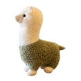 thumbnail image 3 of Alpaca de peluche, juguete para niños, lindo compañero, juguete suave Verde 65cm, 3 of 9