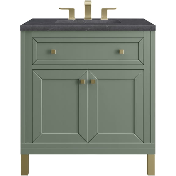 James Martin Vanities 503-V30-SC-3CSP Chicago 30" Free Standing Single Basin Vanity Set -