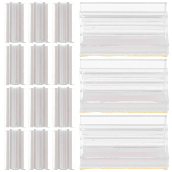 100 Pcs Self Adhesive Sneeze Guard Holder Transparent Label
