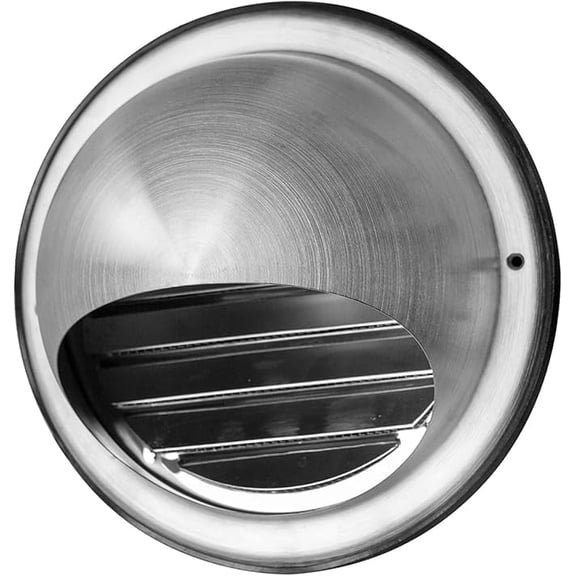 4 Inch Dryer Vent Cover Stainless Steel Round Exhaust Grill Ventilation Outlet Wall Air Vent Dryer Hood External Extractor