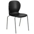 thumbnail image 3 of Flash Furniture HERCULES Series 551 lb. Capacity Black Stack Chair, 3 of 12