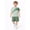 WM26BSTK2175, variant on Toddler/Little Boys Size 2–7T Green Stripe Shamrock St. Patrick’s Day T-Shirt and Shorts Outfit, Size 4T