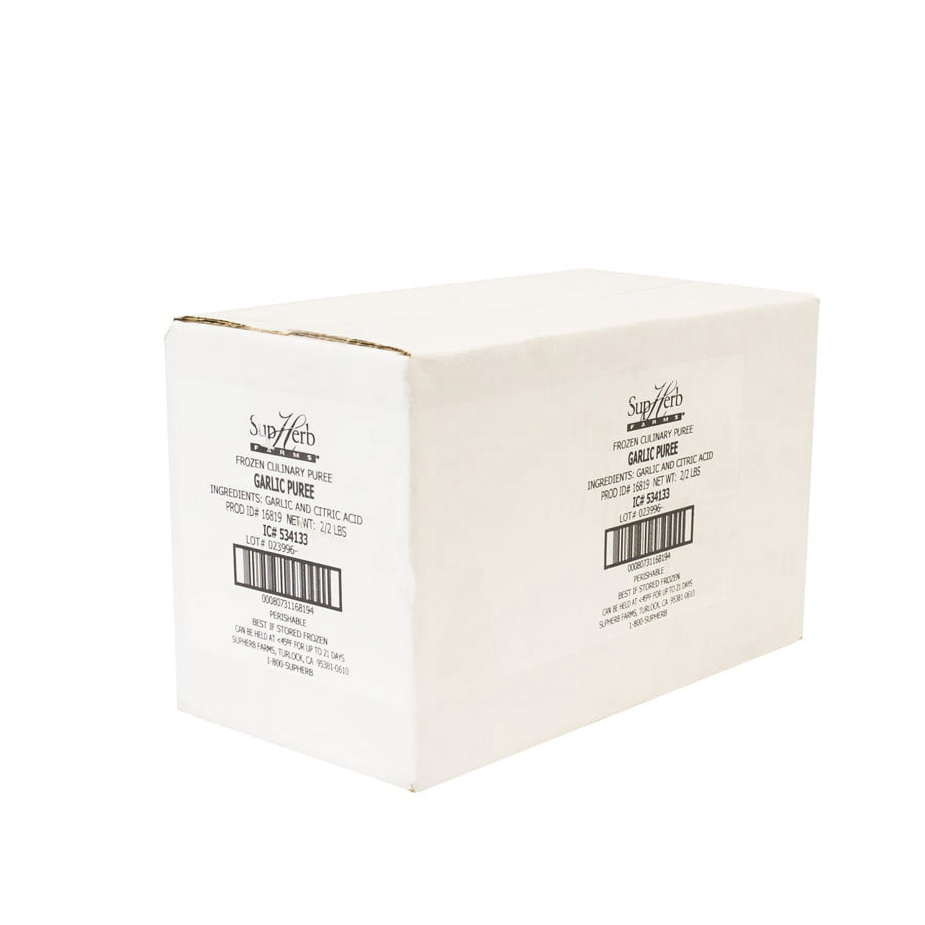 SupHerb Farms Garlic Puree 2 lb Pack of 2