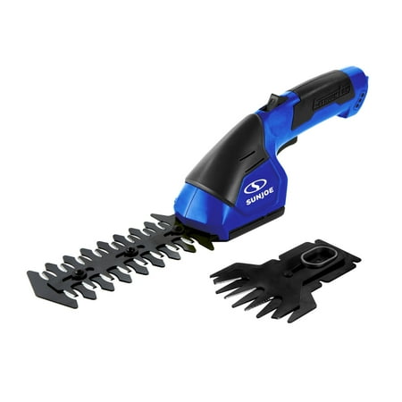 Sun Joe HJ604C-SJB 2-in-1 Cordless Grass Shear   7.2 V (Blue)