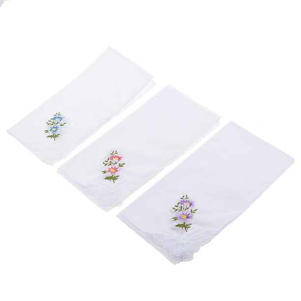 Ladies 2024 white hankies