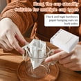 thumbnail image 5 of 100 Pack Portable Pour Over Coffee Filter Bags, Single Serve Drip Easy Coffee Filter Paper with Hanging Ear Hooks for Home Travel & Camping, 5 of 6