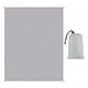 thumbnail image 3 of Manta de playa, manta de picnic con bolsillo con cordón, esterilla de picnic plegable para acampar Gris claro, 3 of 9