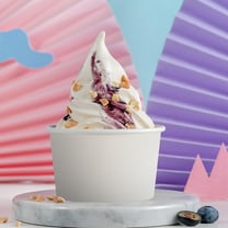 jojofuny 100Pcs Paper Snack Bowls Ice Cream Paper Containers White For Pool Parties Bakeries