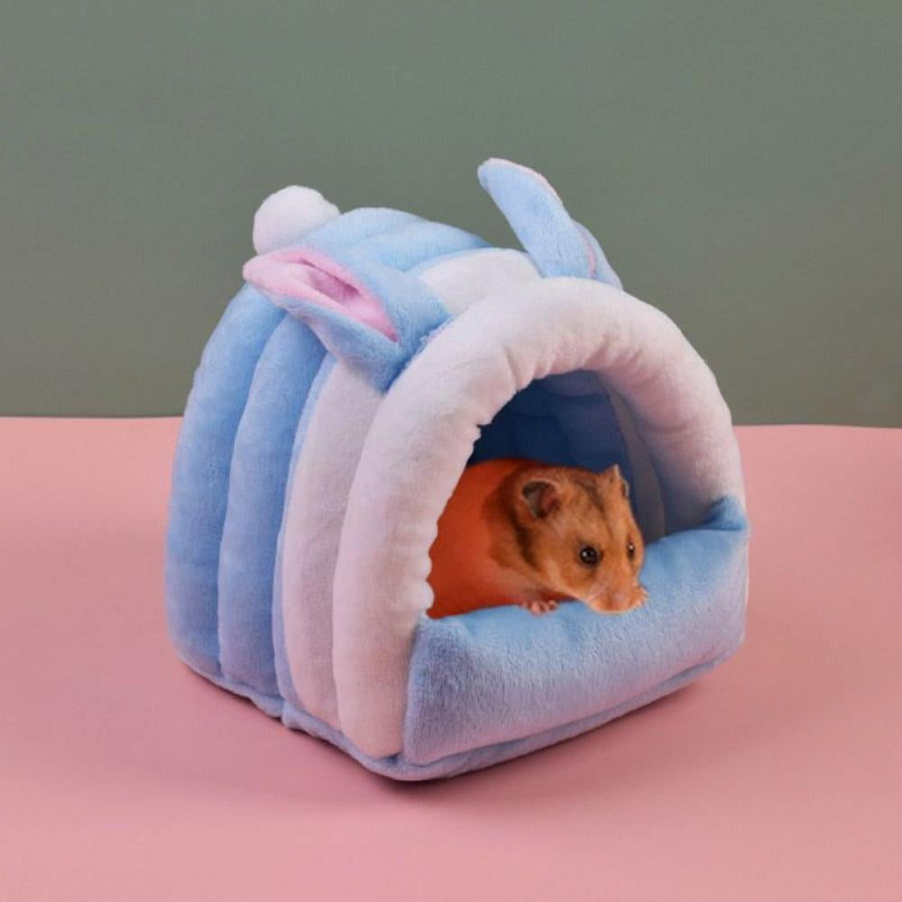 Rat Hamster Warm Bed House Cusion Fleece Hut Hanging Hammock Cute Toy