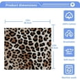 thumbnail image 4 of 6PCS Fashionable Leopard Print Towels Cotton Washcloths Set,Quick Drying & Absorbent Soft Bathroom Hand Towel Lightweight & Portable Fingertip Towel Decor Gift, 4 of 7