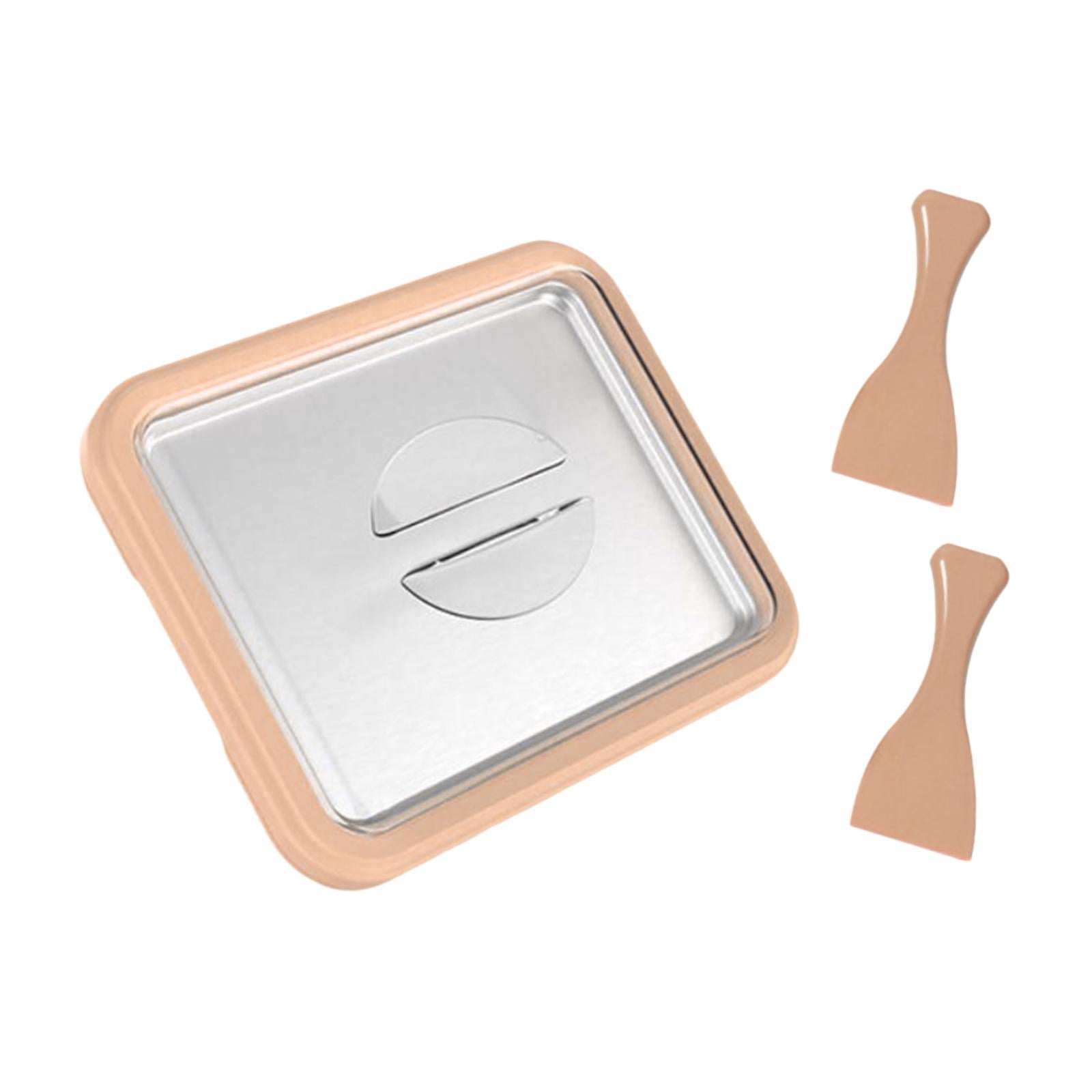 Fiocias Ice Cream Plate Maker Fried Yogurt Machine Fried Ice Tray, instant Gelato Pan, orange