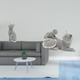 thumbnail image 2 of Estatua de gato, figura decorativa de resina, escultura de animal coleccionable para entrada, estantería, sala de estar, dormitorio, adorno de mesa, a, 2 of 8