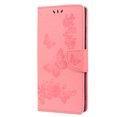 thumbnail image 2 of Allytech Wallet Case for Samsung Galaxy S22 Ultra 5G, Big Butterfly Embossed PU Leather Kickstand Flip Cover Shockproof Drop Protection Anti-scratch Wallet Cover for Samsung Galaxy S22 Ultra,Pink, 2 of 4