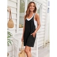 thumbnail image 3 of Mono corto negro para mujer AUTOMET, casual, talla XL, 3 of 5