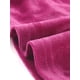 thumbnail image 5 of Falda corta de terciopelo ajustada para fiesta de mujeres Inspire Chic XS color rosa intenso, 5 of 6