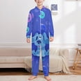 thumbnail image 2 of Blue'S Clues Kids Hooded Jumpsuit Union Suit Onesie One Piece Blanket for Boys Girls, 2 of 7