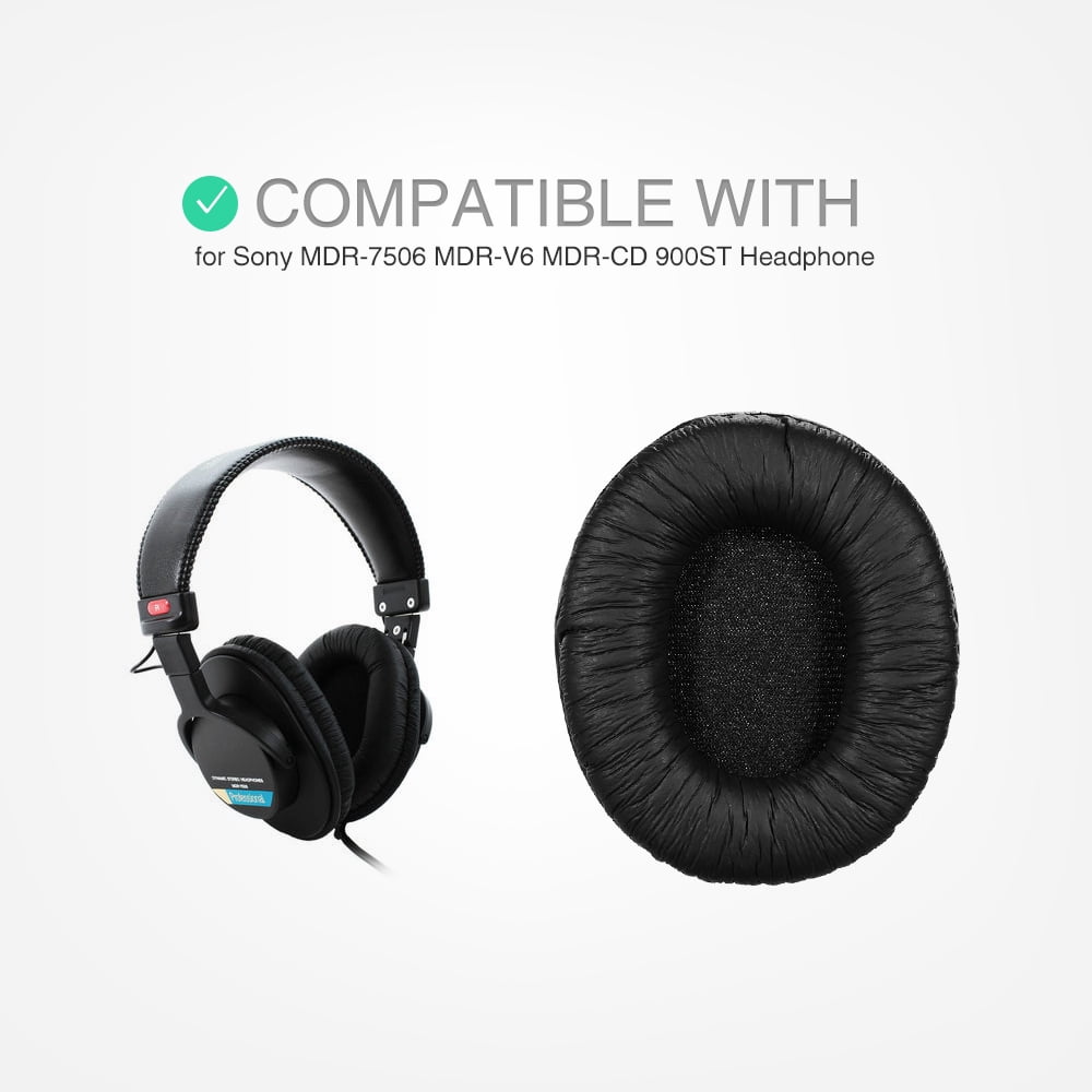 Replacement Memory Earpads Ear Pad Cushion for Sony MDR 7506 MDR V6 MDR 900ST Headphones Walmart