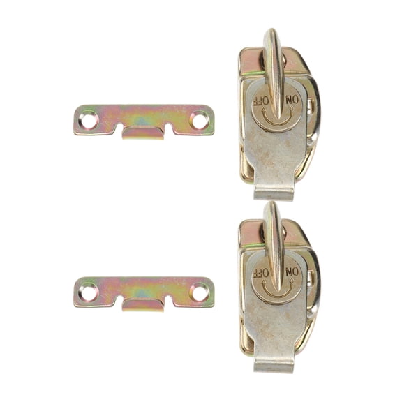 OATIPHO 2Pcs Iron Table Leaf Locks with Sturdy Table Lock Buckles for Cabinets