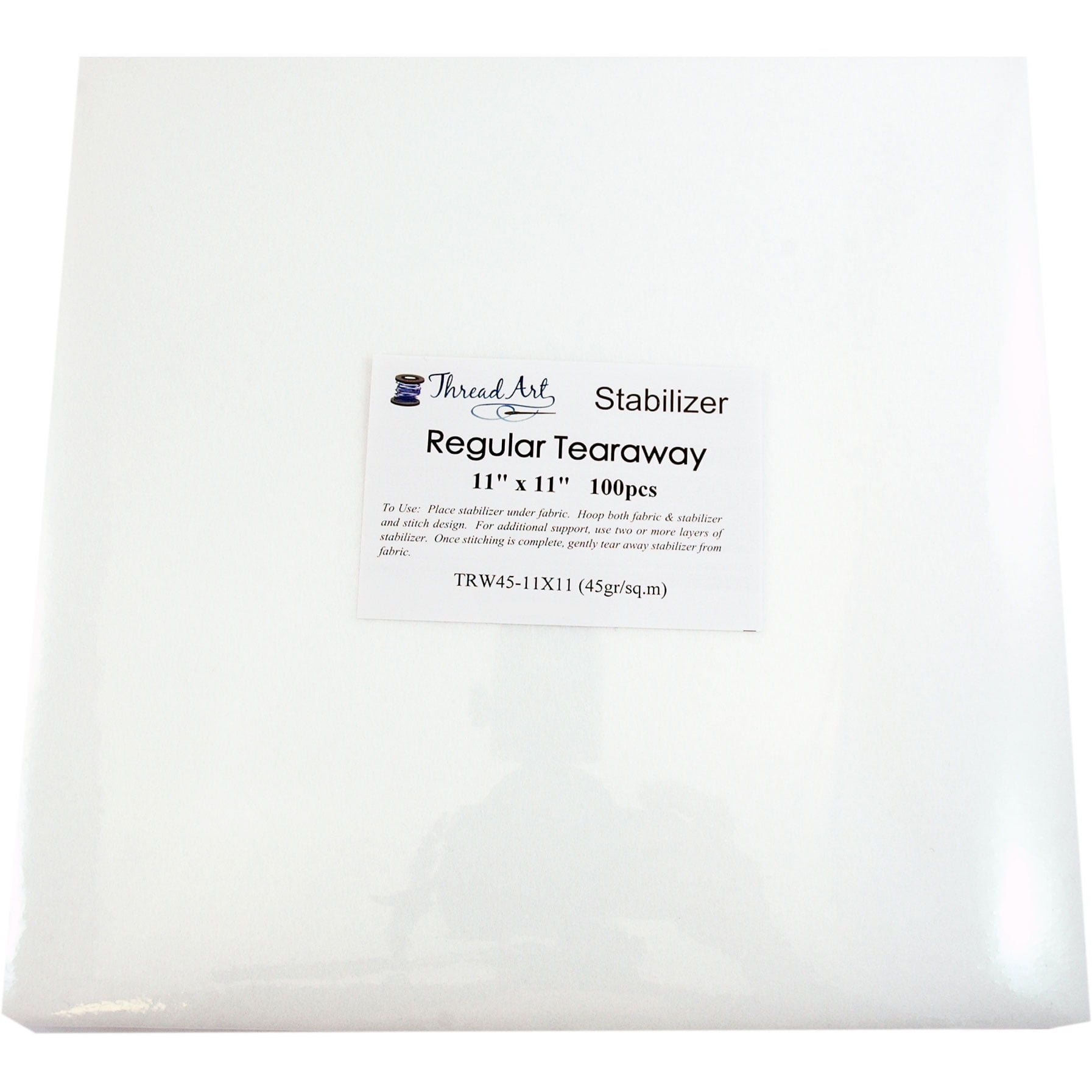Tearaway Embroidery Stabilizer by Threadart 1.6 oz Medium Weight