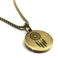 thumbnail image 1 of Stainless Steel Dream Catcher Good Luck Charm Round Medallion Pendant Necklace, 1 of 3