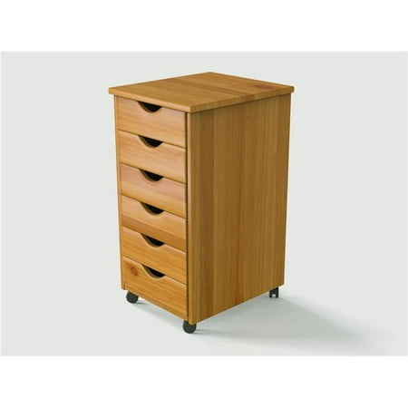 Adeptus Solid Wood C0008 6 Drawer Roll Cart | Walmart Canada