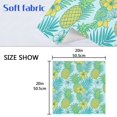 thumbnail image 2 of Iauyy Satin Napkins Set of 1- Hawaiian Pattern 5 DIY Printing Decoration Cloth Napkin- Easy Care for Home/Party, 2 of 8