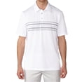 thumbnail image 1 of Ashworth Stretch Pique 2-Tone Chest Stripe Golf Polo Shirt Men's New!, 1 of 1