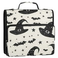 thumbnail image 2 of ALAZA Zipper Binder Bats and Stars 3 Ring Trapper Keeper File Folder Organizer Bag, 2 of 8
