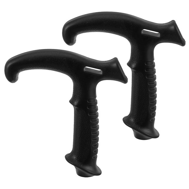 KAKOWELY Poignées de ski 2 Pcs Poignées en Plastique pour Bâtons de Randonnée Poignées Rembourrées Confortables pour Bâtons de Randonnée Accessoires de Bâton de Randonnée Poignées de Remplacement pour Extérieur