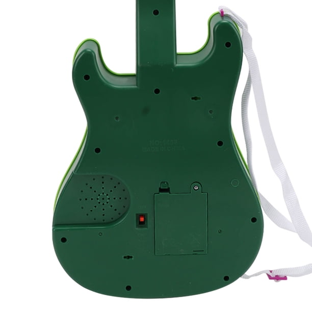 Guitarra Eléctrica Plegable Sin Cuerdas Para Niños – Instrumento Musical Inteligente Con Botones De Acordes Y Púa, Ideal Para Viajes Y Clases, Batería Recargable, Color Verde O Morado