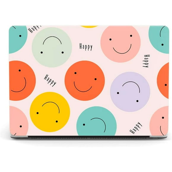 Funda izÜg dura, carcasa compatible con MacBook AIR 13 M2 modelo A2681 Diseño SMILE