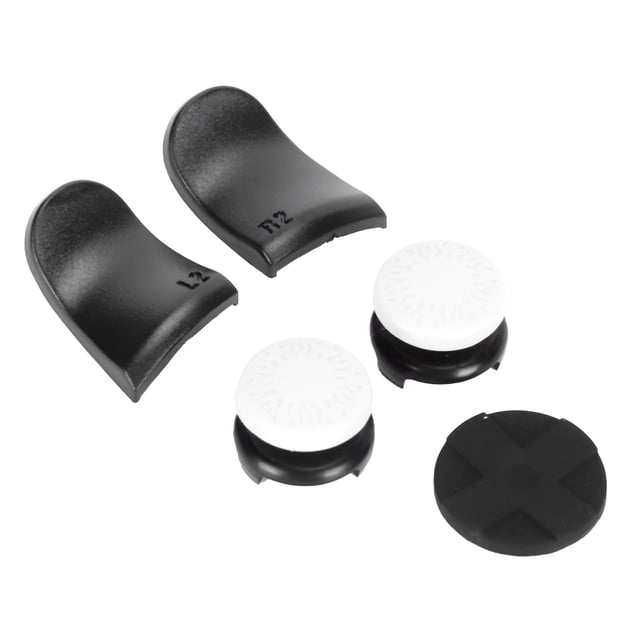 Joystick, Poignée de Pouce Accessoire de Jeu Résistant à l'Usure Gâchette Étendue pour Manette de Jeu pour Manette Noir,Blanc,Bleu,Rouge