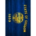 thumbnail image 2 of America Forever Oregon State Flag 28 x 40 Inch Double Sided Outdoor Yard Decorative USA Vintage Wood State of Oregon House Flag, Made in the USA, 2 of 3