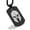 Black, variant on Stainless Steel Gladiator Warrior Champion Dog Tag Pendant Necklace