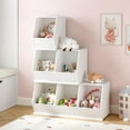 thumbnail image 5 of UTEX Toy Storage Organizer,Stackable Kids Toy Storage Cubby with 2 Bins,Toy Boxes and Storage for Playroom,Bedroom,Nursery School,White, 5 of 7