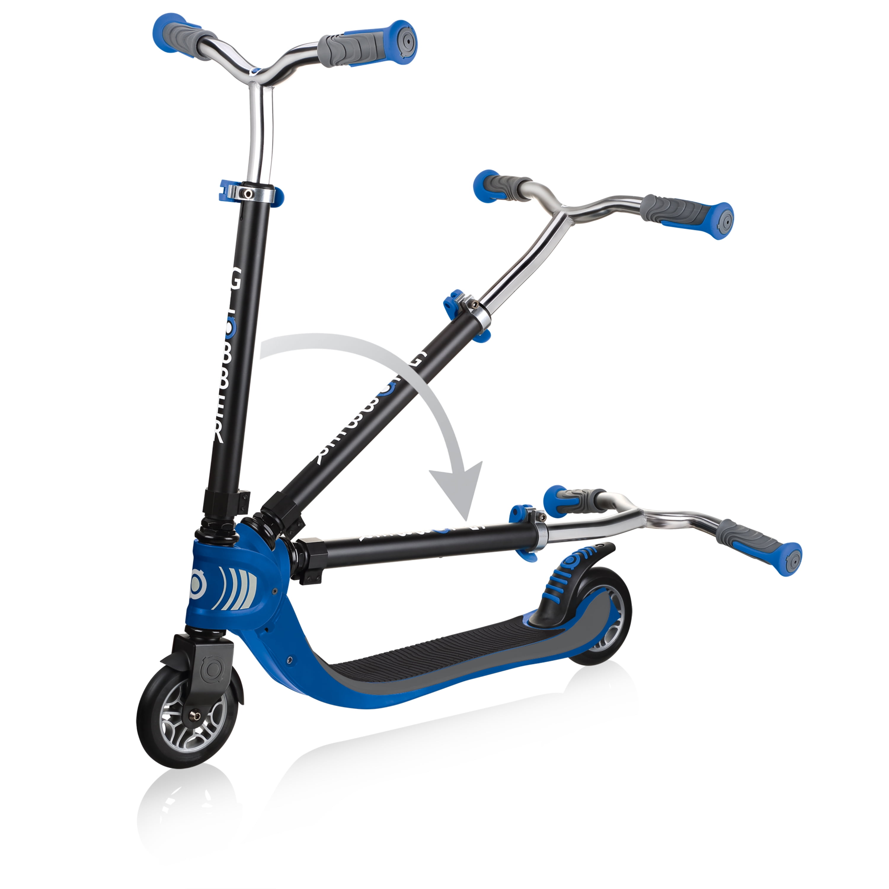 Globber - Foldable Flow 125 Scooter, Navy - Walmart.com