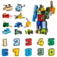 thumbnail image 1 of Transformer Toy VEAIS Number Alpha Bot Military para niños mayores de 3 años, 1 of 6