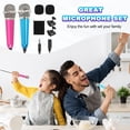 thumbnail image 5 of 4Pcs Mini Microphone, Tiny Microphone with Sponge Cover, Holder and Drawstring Bag Portable(Rose Red/Silver/Black/Gold), 5 of 7