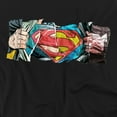 thumbnail image 2 of Superman Super Reveal Unisex Infant Snap Suit for Baby, Black, X-Large, 2 of 4