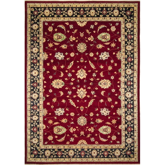Sun-Faded Hanaâ Red/Blue Rug, 10'0" x 13'10"