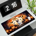 thumbnail image 3 of Mummy Siamese Happy Halloween with Pumpkins Bats Spooky Fun Desk Mat Full Keyboard Mouse Pad Cat Lover Kitten Owner Gifts Large Mousepad - 00019, 3 of 5