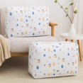 thumbnail image 4 of Quilt Storage Bag Large Capacity  Dustproof  Foldable  Clothes Organizer  Cartoon Pattern  Luggage Packing Moving Bag for Dormitory Supplies, 4 of 8
