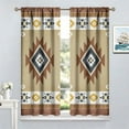thumbnail image 5 of Boho Skull Curtains for Bedroom, Southwestern Ethnic Aztec Window Treatments for Living Room,Tribal Bohemian Bull Skull Pattern Drapes 2 Panel Set,42x63 Inch, 5 of 6