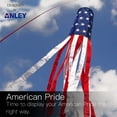 thumbnail image 6 of ANLEY 40 Inch American Flag Windsock, Stars & Stripes Patriotic Decorations - Embroidered Stars and Fade Resistant - 3.3 Feet, 6 of 7
